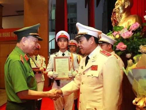 Đại tá Võ Trọng Hải Giám đốc Công an tỉnh Nghệ An được phong quân hàm Thiếu tướng